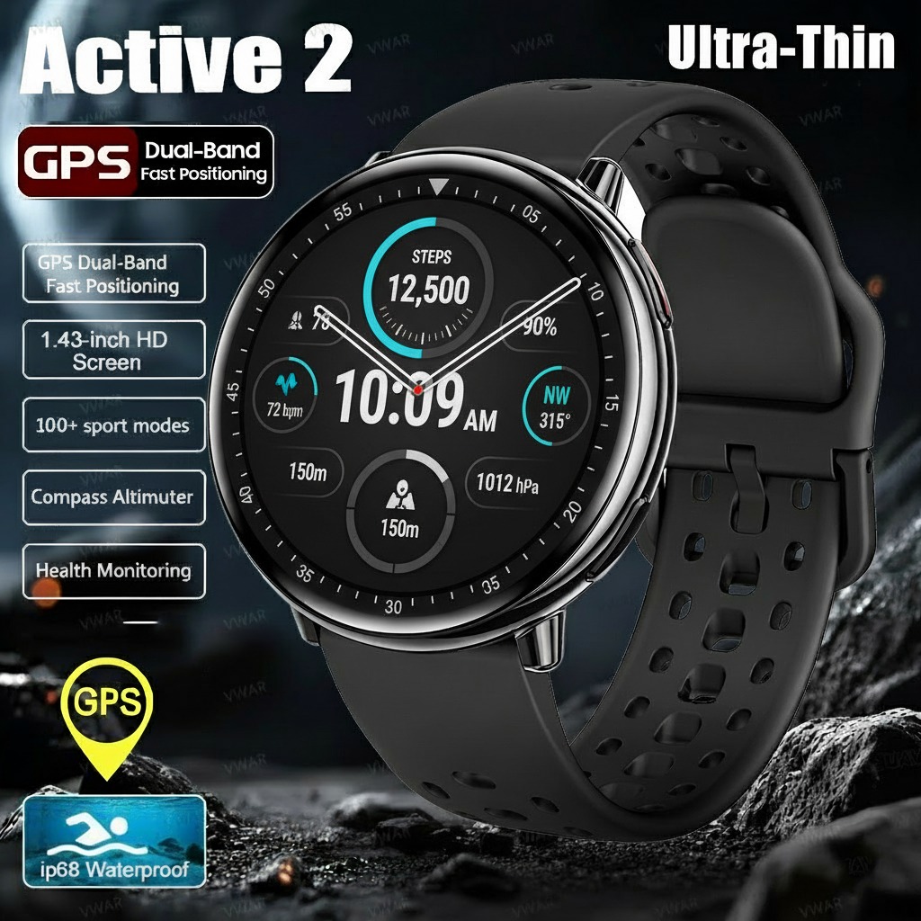 2025年新型アクティブ2スマートウォッチ、女性男性向けGP - Smartwatch Samsung Watches For Men のレビューと価格
