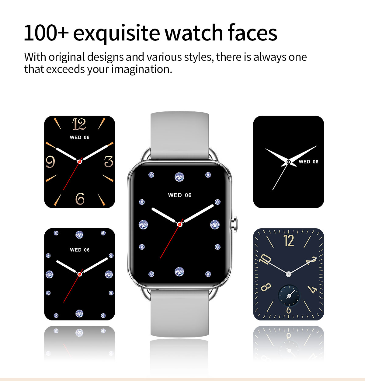 2024 スマートウォッチ Android 電話 1.65  - Smartwatch New Watches For Women のレビューと価格