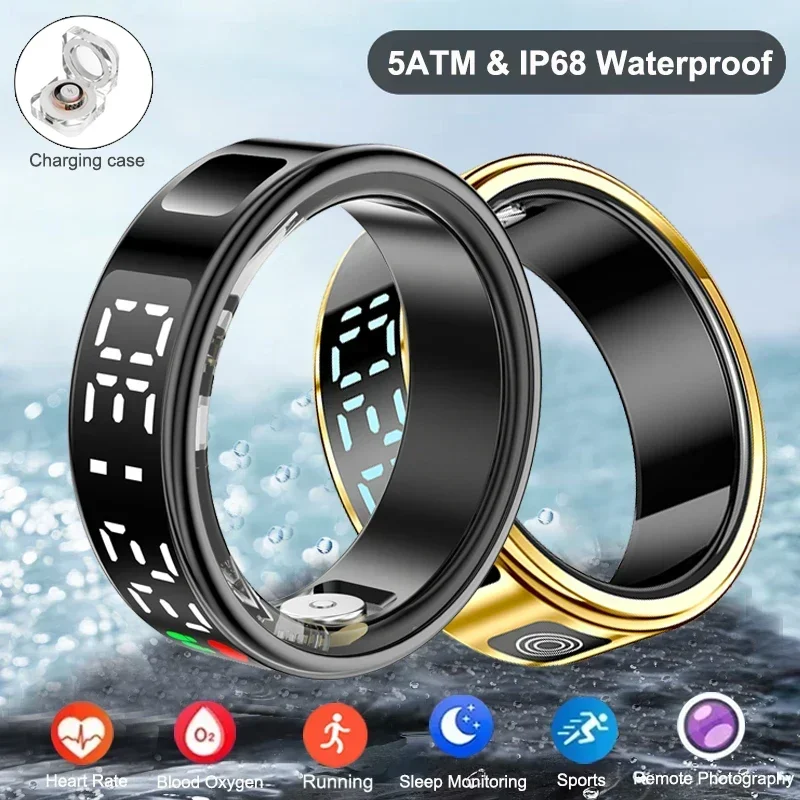 男性と女性のための多機能ヘルストラッカー,スマートリング,心 - Smartwatch Sports Watches For Men のレビューと価格