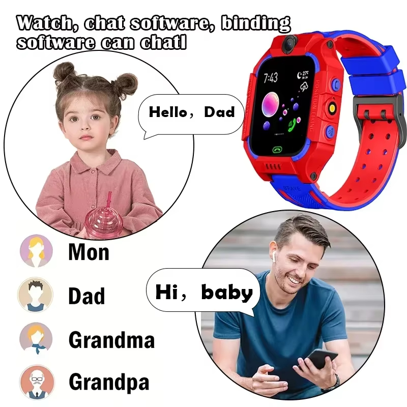 Lenov 5G子供用カメラスマートウォッチ GPS位置情報 - Smartwatch Digital Watches For Kids のレビューと価格